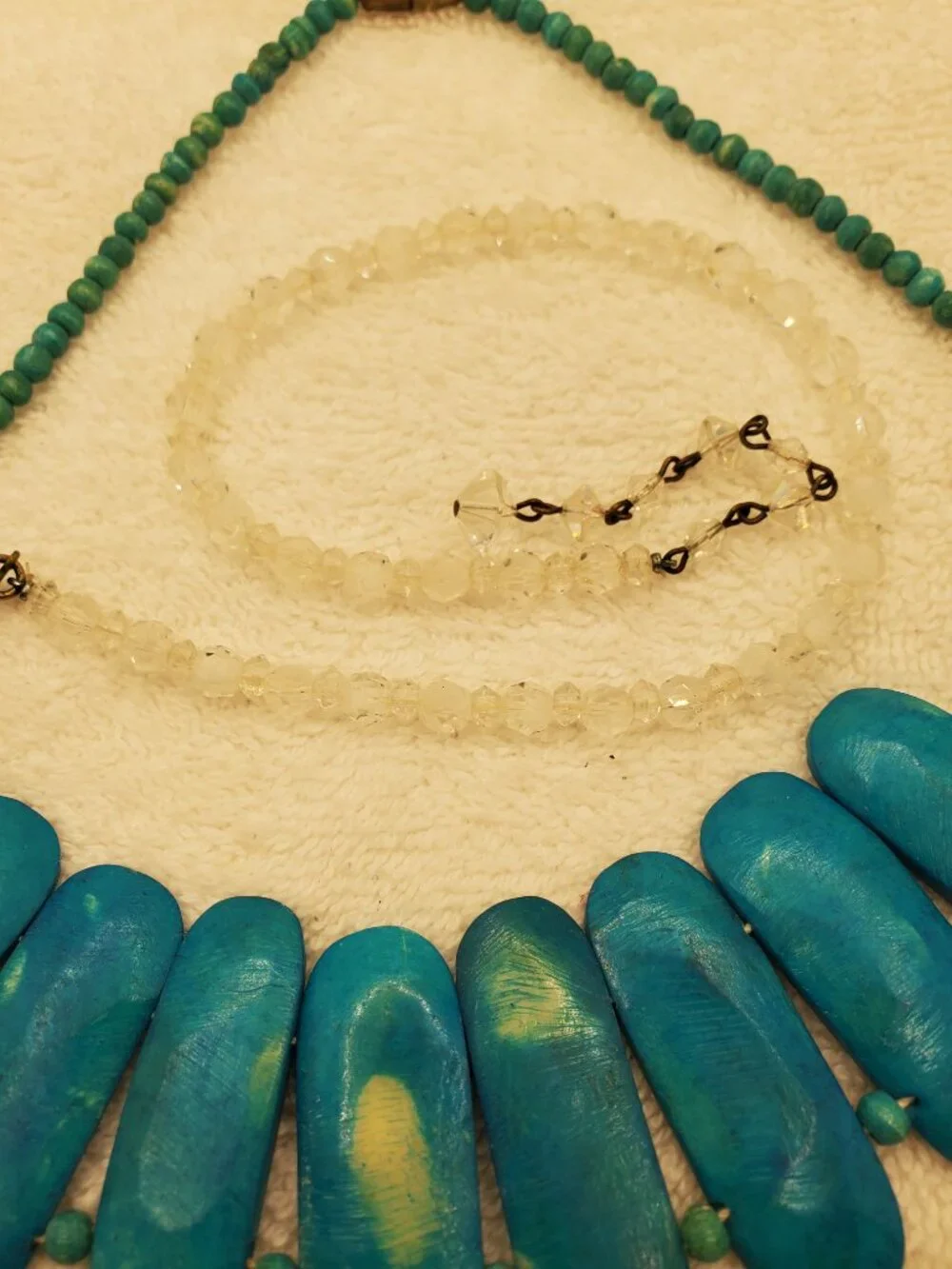 5 Kids Necklaces, items # B-1222- 12226.  , wt  142 gram.